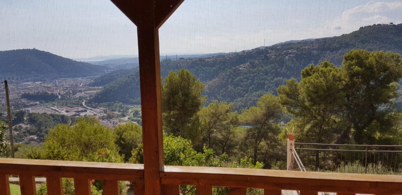 Le Chalet De La Pierreraie Cote D'Azur Piscine Terrasse Et Vue Mer Drap Екстериор снимка