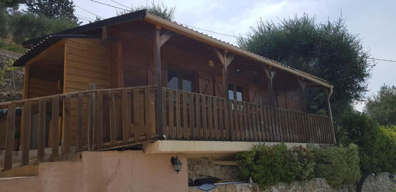 Le Chalet De La Pierreraie Cote D'Azur Piscine Terrasse Et Vue Mer Drap Екстериор снимка
