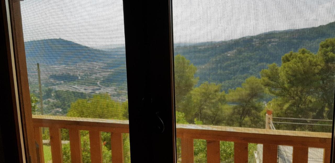 Le Chalet De La Pierreraie Cote D'Azur Piscine Terrasse Et Vue Mer Drap Екстериор снимка